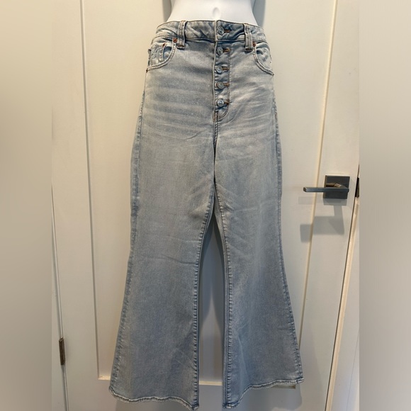 *NWOT* American Eagle: Super highrise flare- size 14 - Picture 3 of 8